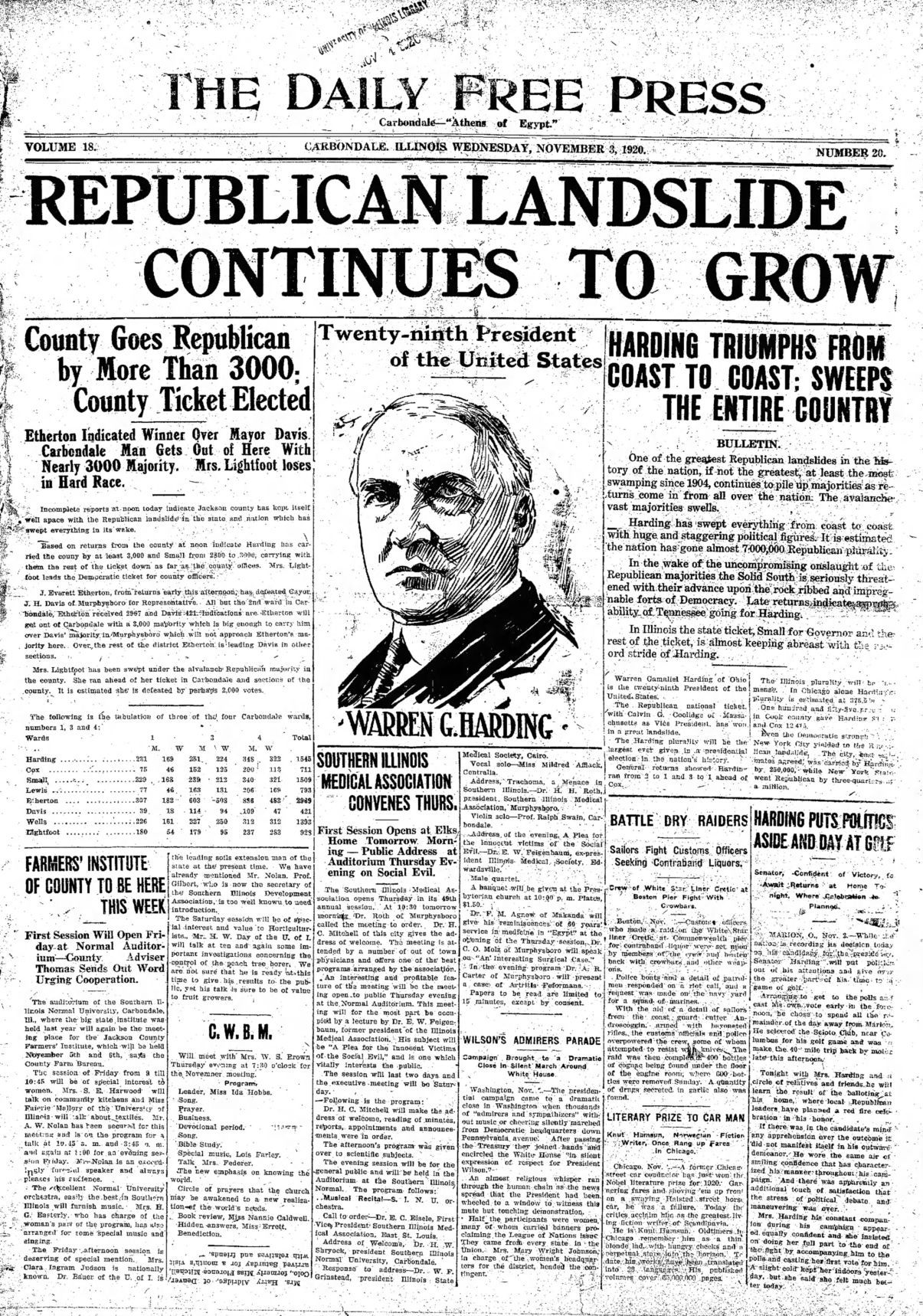 1920: Harding